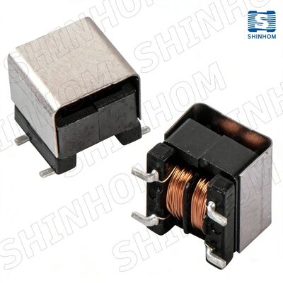 গুণমান  SLFE8.3 Series Common Mode Choke with 1500 Vdc Isolation Voltage, Wide Inductance Range 1 mH to 50 mH, and Extended Temperature Range -40°C to +105°C for EMI Filtering কারখানা