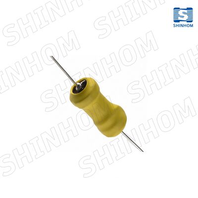 গুণমান  Axial Leaded Power Inductor with 3.3uH to 500mH Inductance Range, High-Current Capability, and Ferrite-Core Construction কারখানা