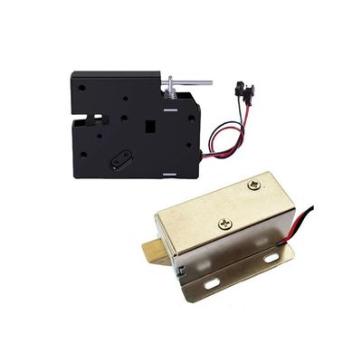 Open Frame Solenoid Electromagnet with Adjustable Stroke and Copper Winding for 6V 9V 12V DC Applications