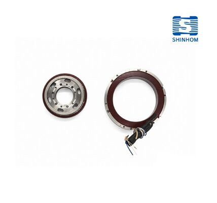 উচ্চ টর্ক ঘনত্ব ব্রাশহীন ডিসি টর্ক মোটর 95% পর্যন্ত দক্ষতা এবং শিল্প অ্যাপ্লিকেশনগুলির জন্য IP54 সুরক্ষা সহ